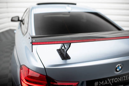 Carbon spoiler with internal brackets uprights + led bmw 4 f32 / 4 f32 m-pack coupe