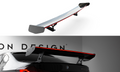 Carbon spoiler med interne parenteser lodret + LED BMW 5 / M5 siden G30 / F90