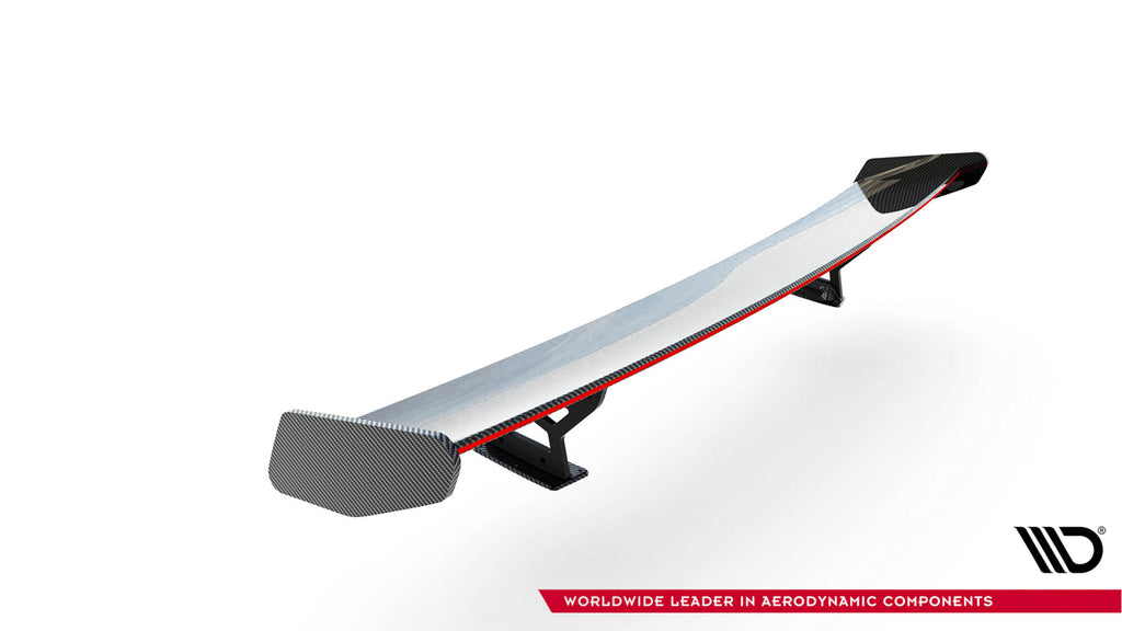 Carbon spoiler med interne parenteser lodret + LED BMW 5 / M5 siden G30 / F90