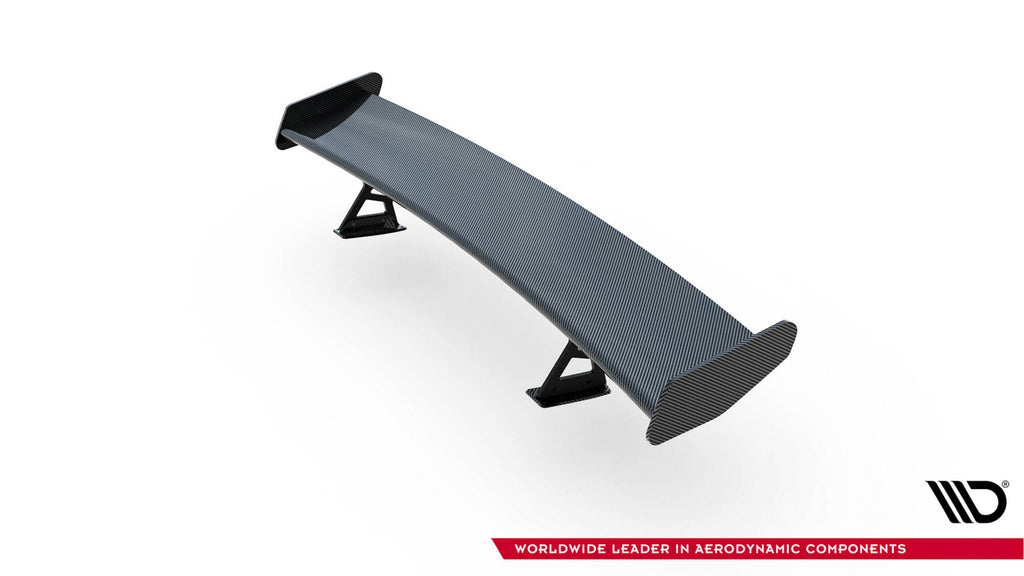 Carbon spoiler med interne parenteser lodret + LED BMW 5 / M5 siden G30 / F90