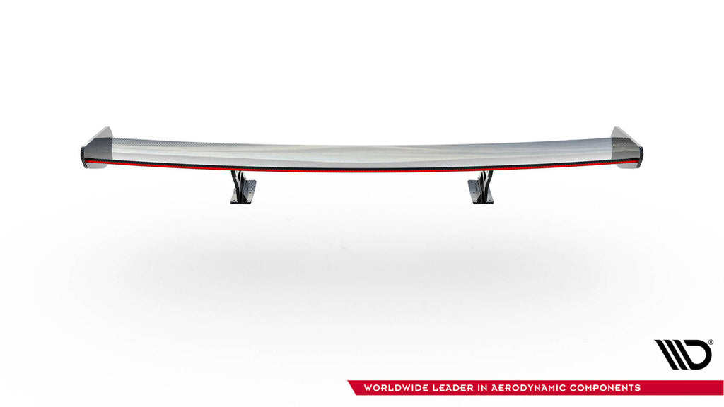 Carbon spoiler with internal brackets uprights + led bmw m2 g87