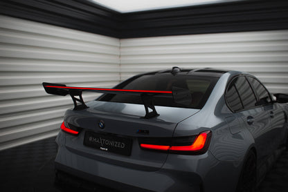 Carbon Spoiler with Internal Brackets Uprights + LED BMW M3 G80 / M340i G20 / 3 M-Pack G20 / 3 Standard G20