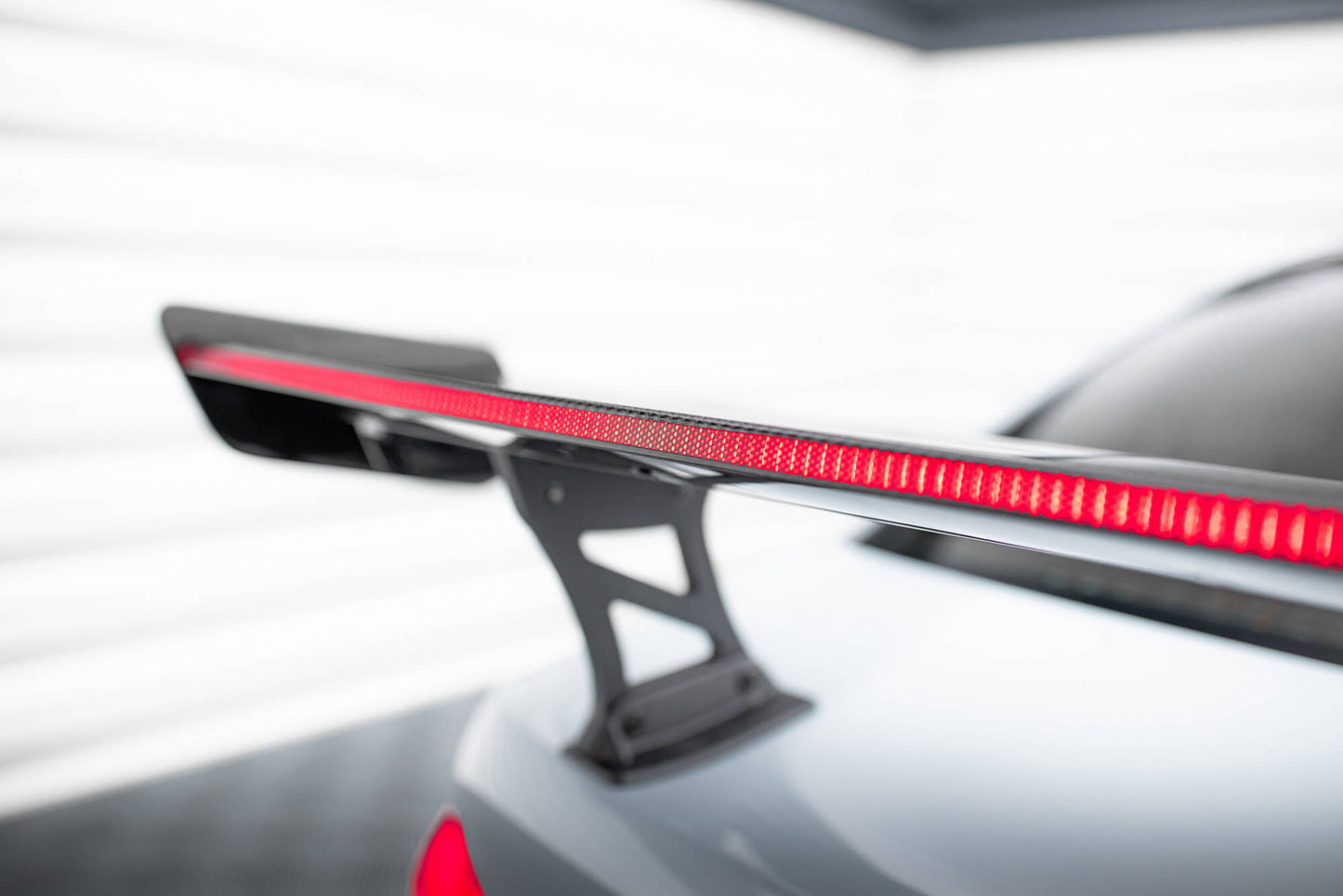 Carbon Spoiler with Internal Brackets Uprights + LED BMW M3 G80 / M340i G20 / 3 M-Pack G20 / 3 Standard G20