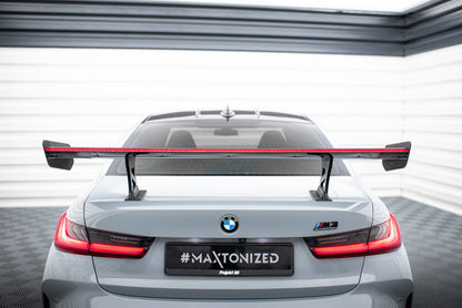 Carbon Spoiler with Internal Brackets Uprights + LED BMW M3 G80 / M340i G20 / 3 M-Pack G20 / 3 Standard G20