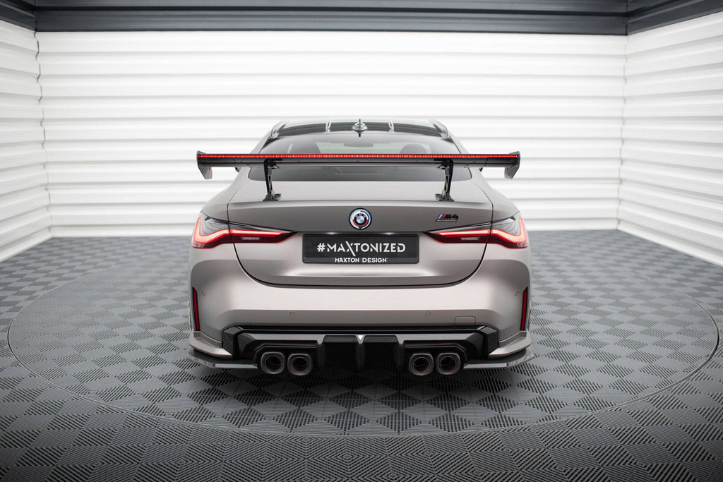 Carbon spoiler with internal brackets uprights + led bmw m4 g82 / g82 facelift / m440i / 4 m-pack g22 / g22 facelift