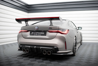 Carbon spoiler with internal brackets uprights + led bmw m4 g82 / g82 facelift / m440i / 4 m-pack g22 / g22 facelift