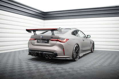 Carbon spoiler with internal brackets uprights + led bmw m4 g82 / g82 facelift / m440i / 4 m-pack g22 / g22 facelift