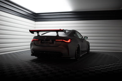 Carbon spoiler with internal brackets uprights + led bmw m4 g82 / g82 facelift / m440i / 4 m-pack g22 / g22 facelift