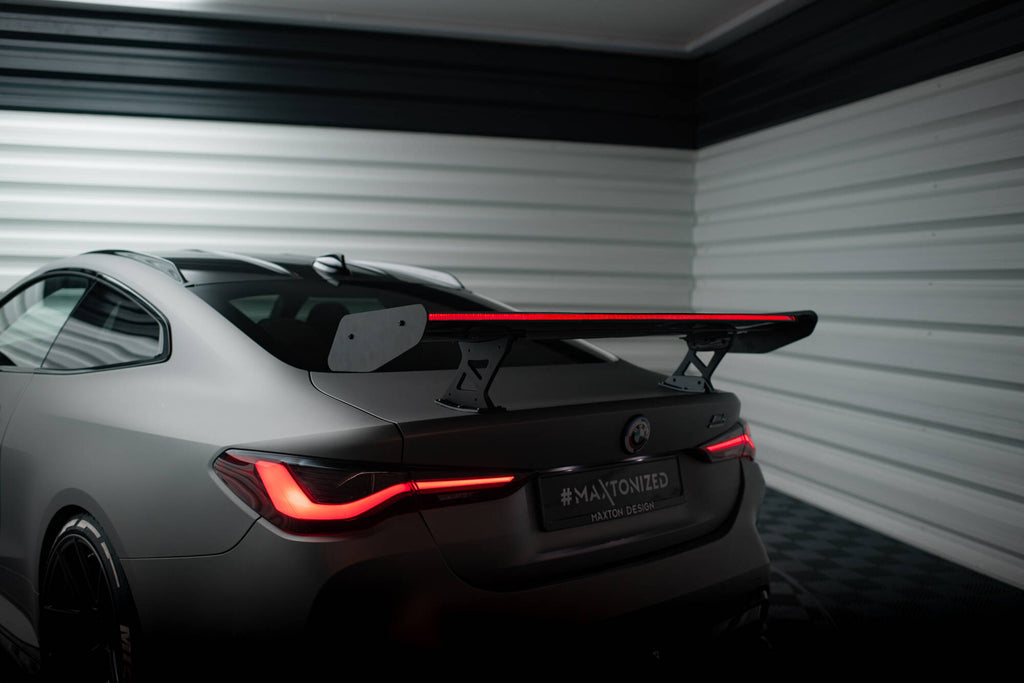 Carbon spoiler with internal brackets uprights + led bmw m4 g82 / g82 facelift / m440i / 4 m-pack g22 / g22 facelift