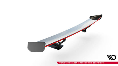 Carbon Spoiler with Internal Brackets Uprights + LED Chevrolet Corvette Stingray / Grand Sport C7