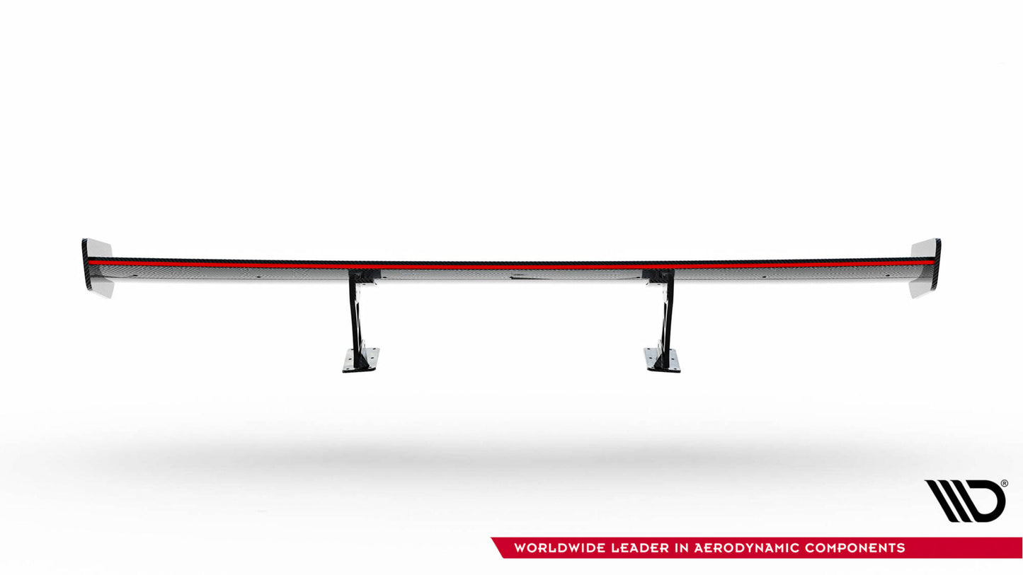 Carbon Spoiler with Internal Brackets Uprights + LED Toyota GR86 / Subaru BRZ MK2