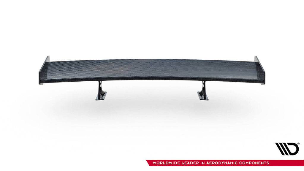 Carbon spoiler with internal brackets uprights + led volkswagen jetta gli mk7