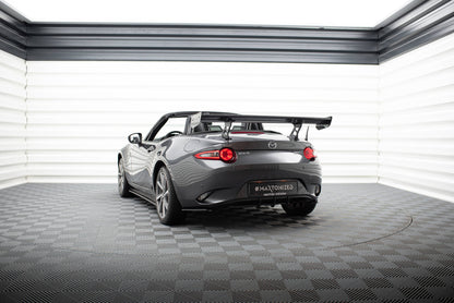 Carbon spoiler with internal brackets uprights mazda mx-5 nd (mk4)