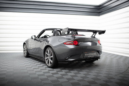Carbon spoiler with internal brackets uprights mazda mx-5 nd (mk4)