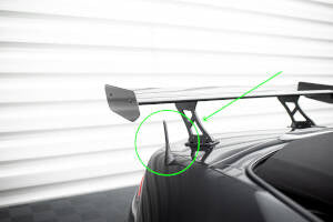 Carbon spoiler with internal brackets uprights mazda mx-5 nd (mk4)