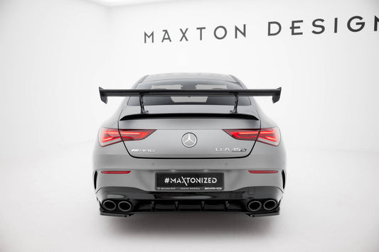 Carbon spoiler with internal brackets uprights mercedes-benz cla coupe c118 / c118 facelift