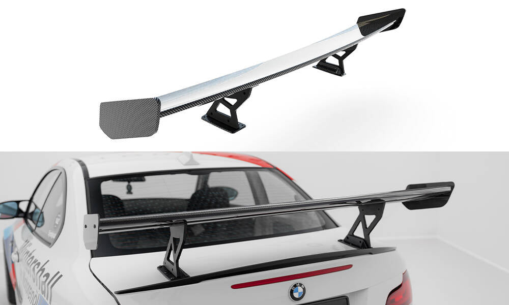 Hiilpoileri, jossa on sisäiset kiinnikkeet pystysuorat v.1 BMW 1 M E82