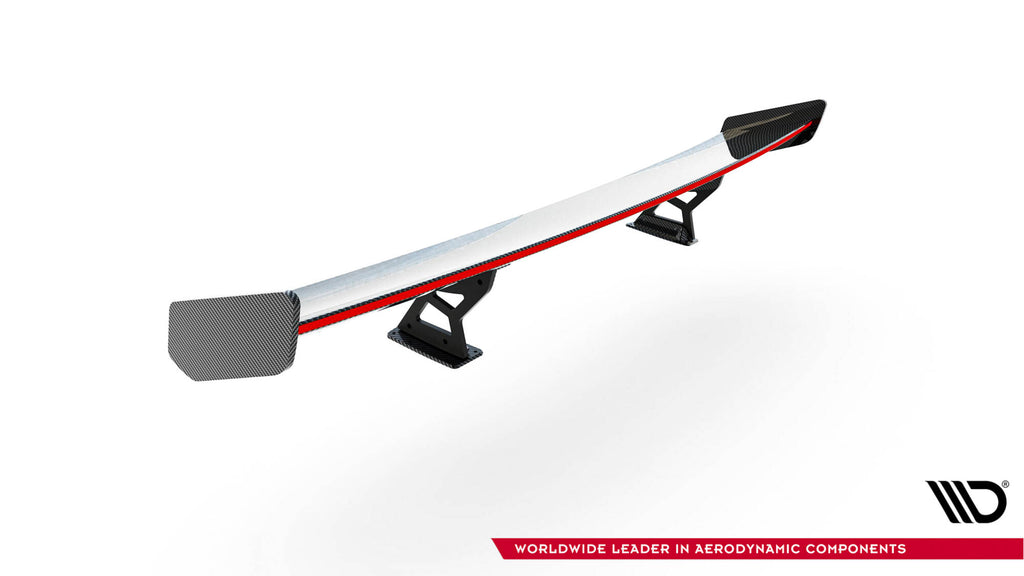 Carbon spoiler med interne parenteser lodrette v.1 + LED BMW 1 M E82