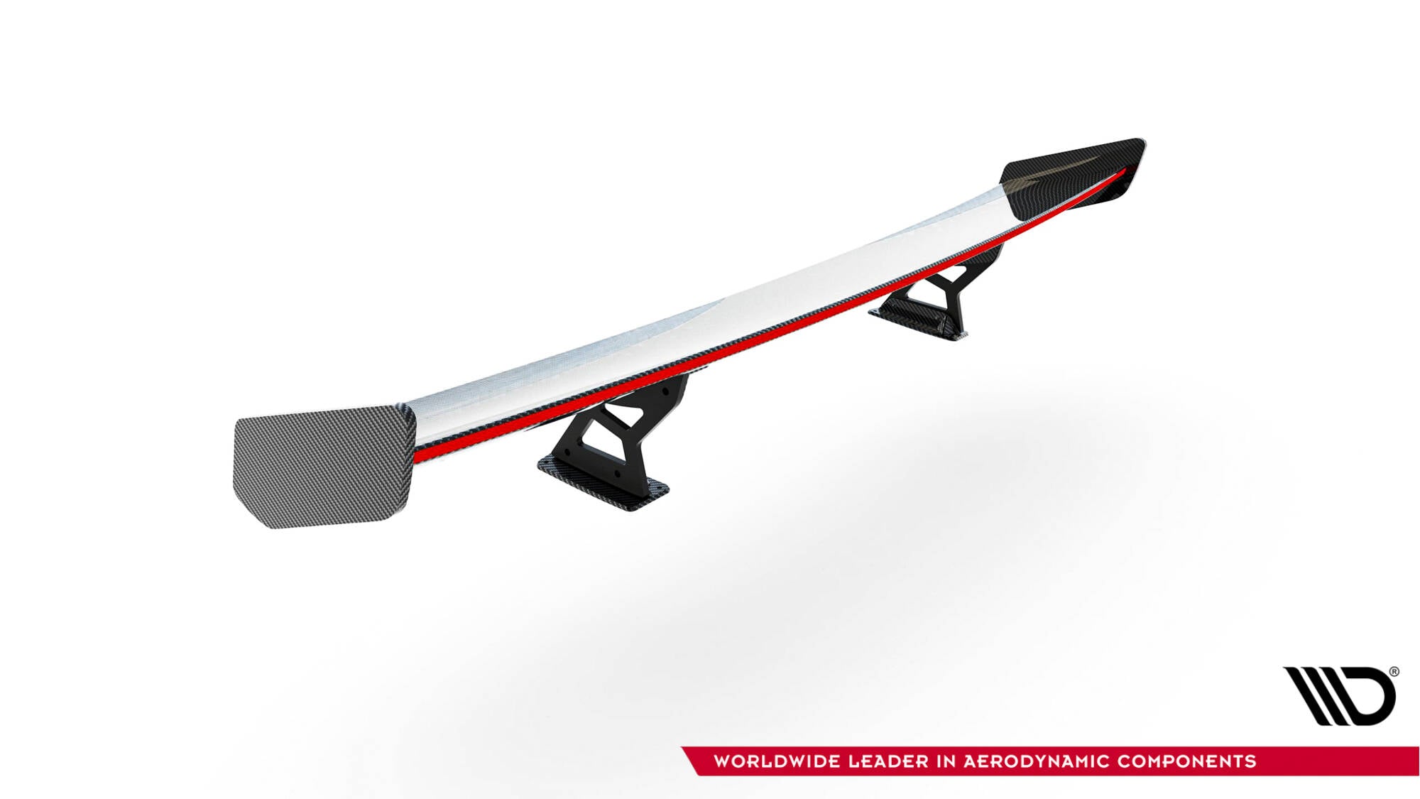 Carbon spoiler med interne parenteser lodrette v.1 + LED BMW 1 M E82