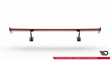 Carbon Spoiler with Internal Brackets Uprights v.1 + LED Porsche 718 Cayman 982C