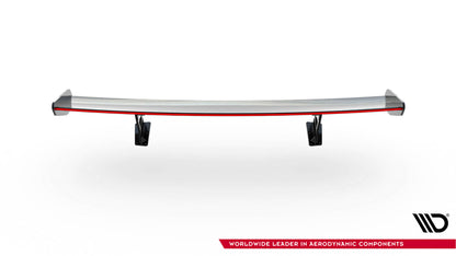 Carbon Spoiler with Internal Brackets Uprights v.1 + LED Porsche 718 Cayman 982C