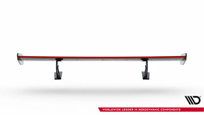 Carbon Spoiler with Internal Brackets Uprights v.2 + LED Porsche 718 Cayman 982C