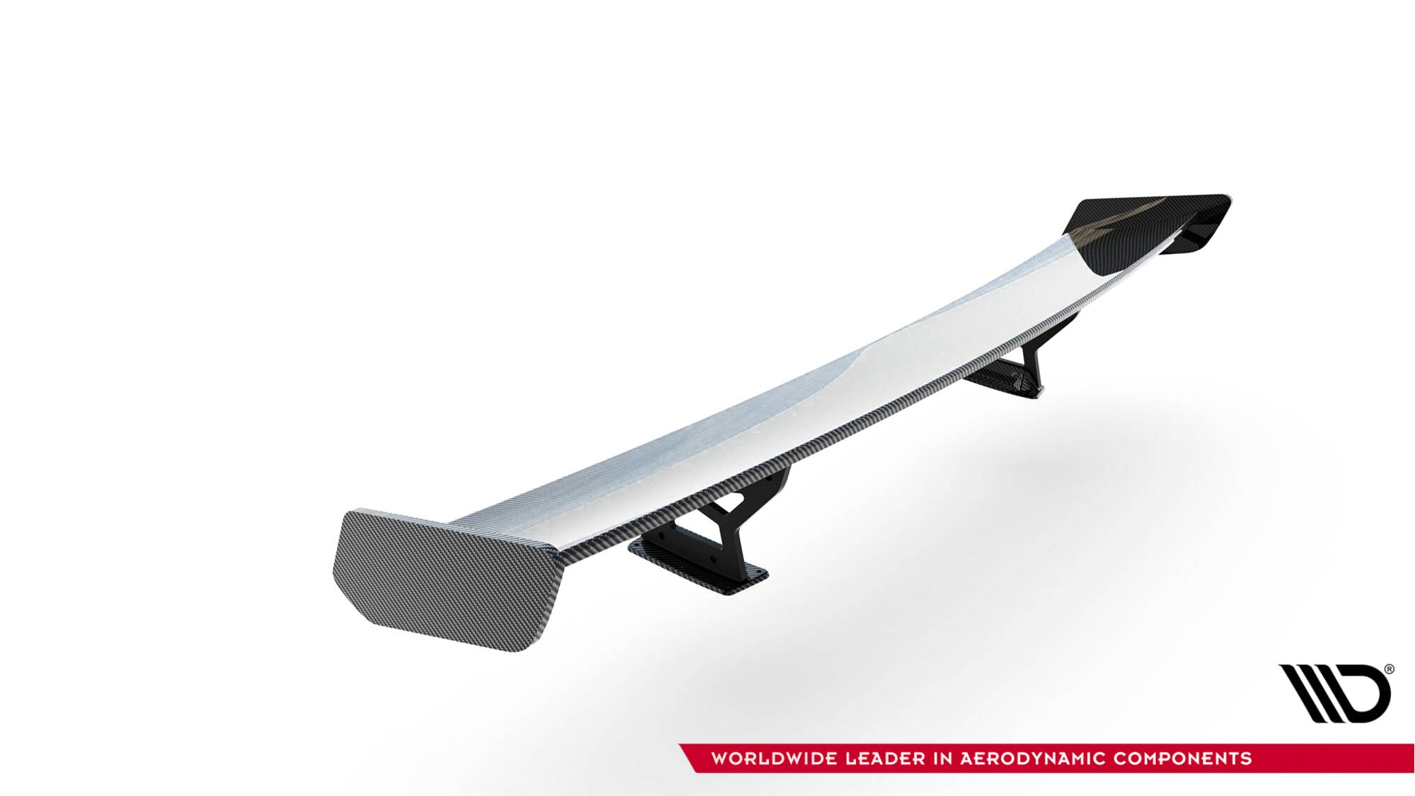 Carbon spoiler with internal brackets uprights volkswagen jetta gli mk7