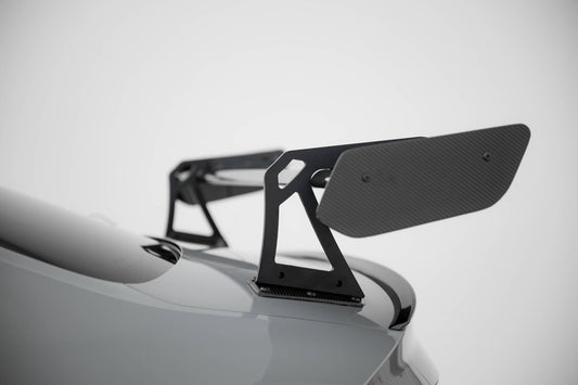 Carbon spoiler with upper swan mounting  audi a5 / a5 s-line / s5 / rs5 coupe f5 / f5 facelift