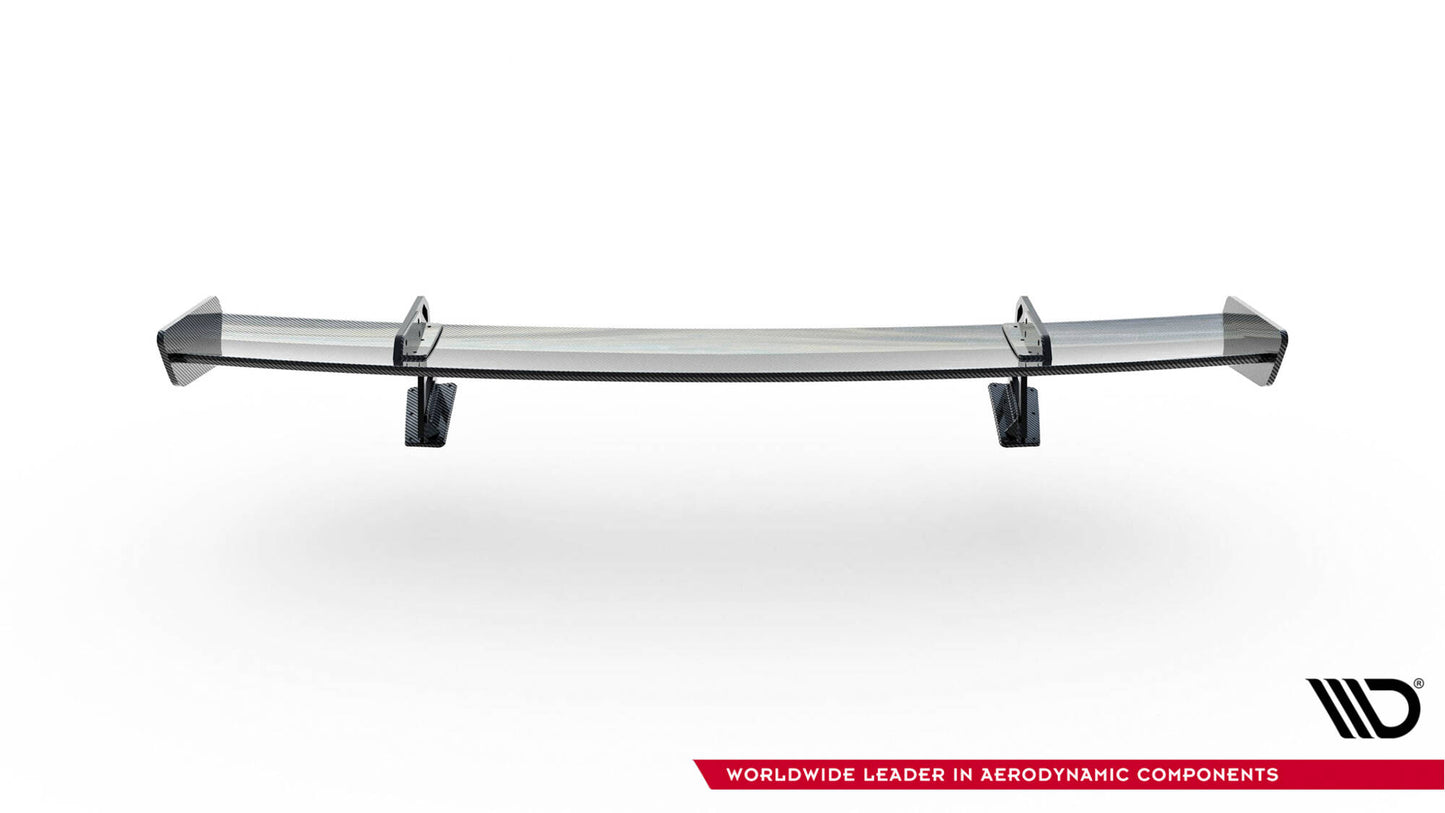 Carbon spoiler with upper swan mounting  audi a5 / a5 s-line / s5 / rs5 coupe f5 / f5 facelift