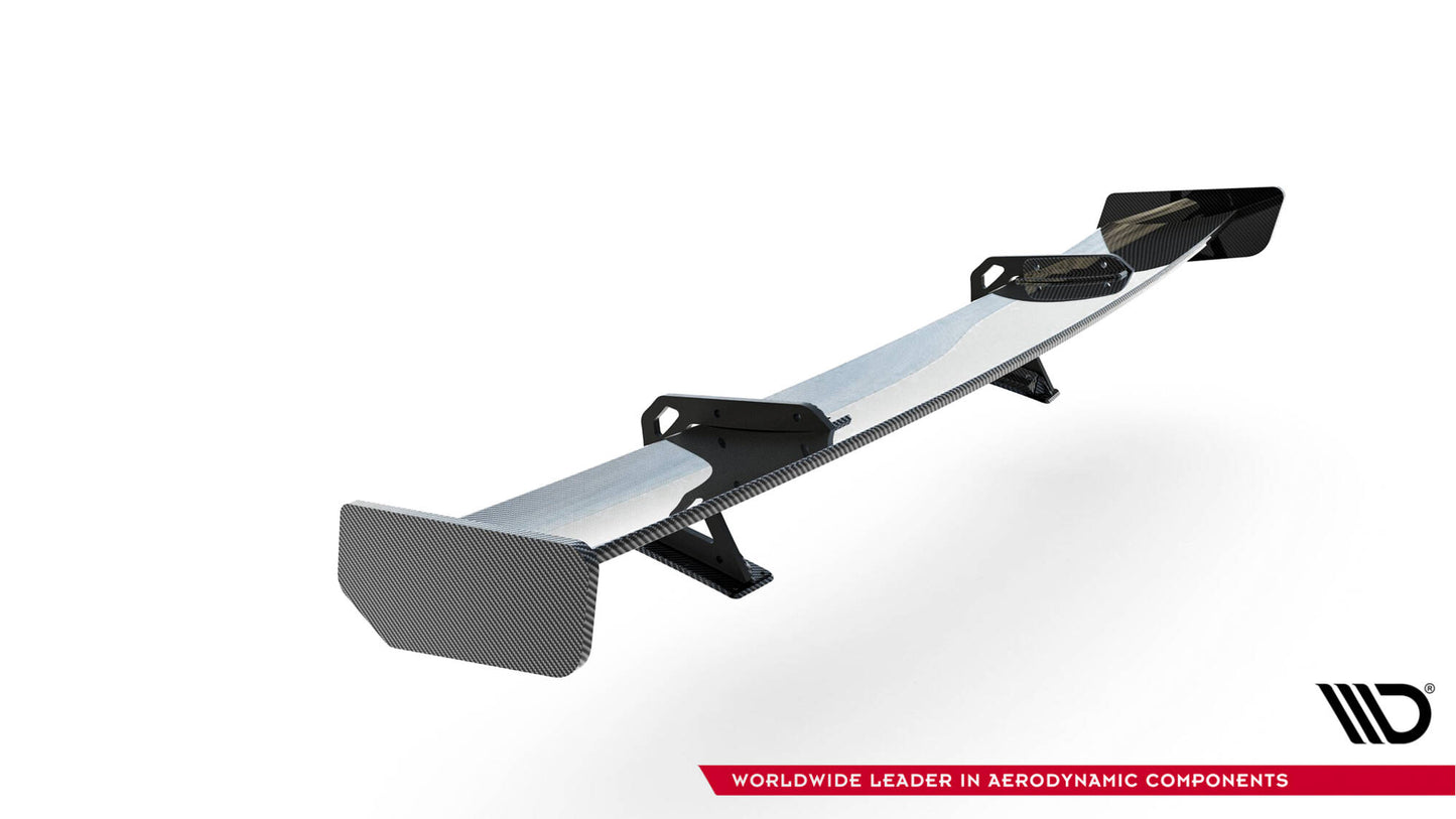 Hiilpoileri, jolla on ylempi joutsen kiinnittämällä Honda Civic Si Mk10