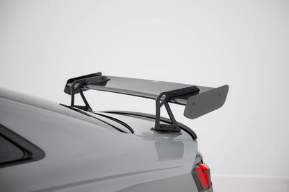 Carbon spoiler with upper swan mounting + led audi a5 / a5 s-line / s5 / rs5 coupe f5 / f5 facelift