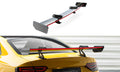 Carbon spoiler with upper swan mounting + led audi a5 coupe 8t