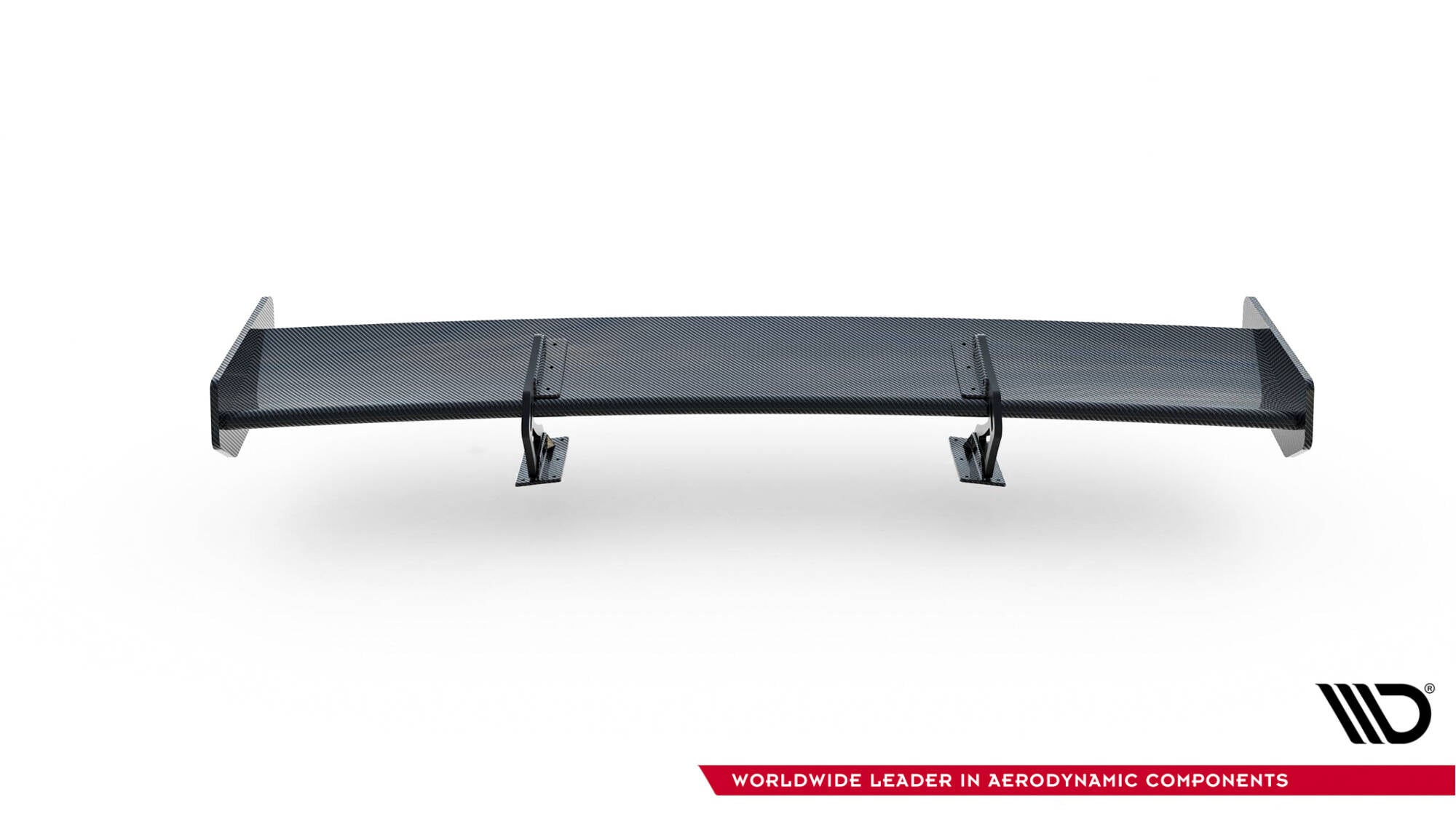 Carbon spoiler with upper swan mounting + led audi a5 coupe 8t