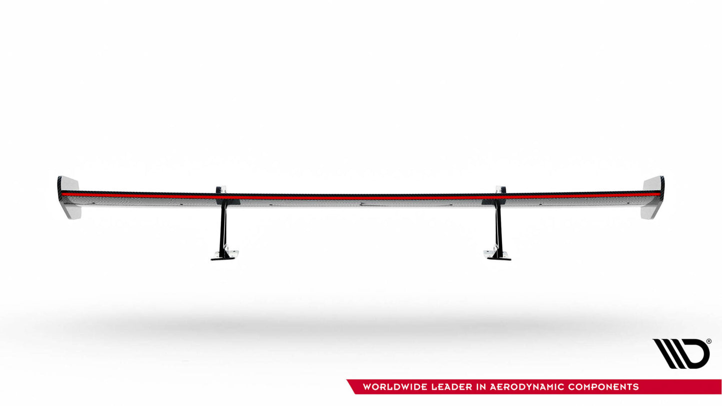 Carbon spoiler with upper swan mounting + led bmw m2 g87