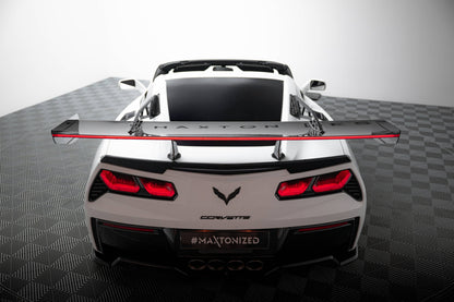 Carbon Spoiler with Upper Swan Mounting + LED Chevrolet Corvette Stingray / Grand Sport C7