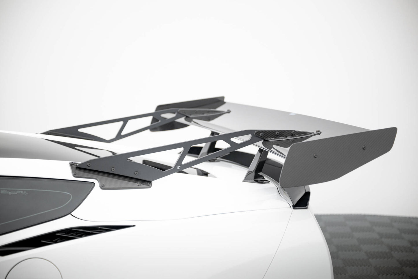 Carbon Spoiler with Upper Swan Mounting + LED Chevrolet Corvette Stingray / Grand Sport C7