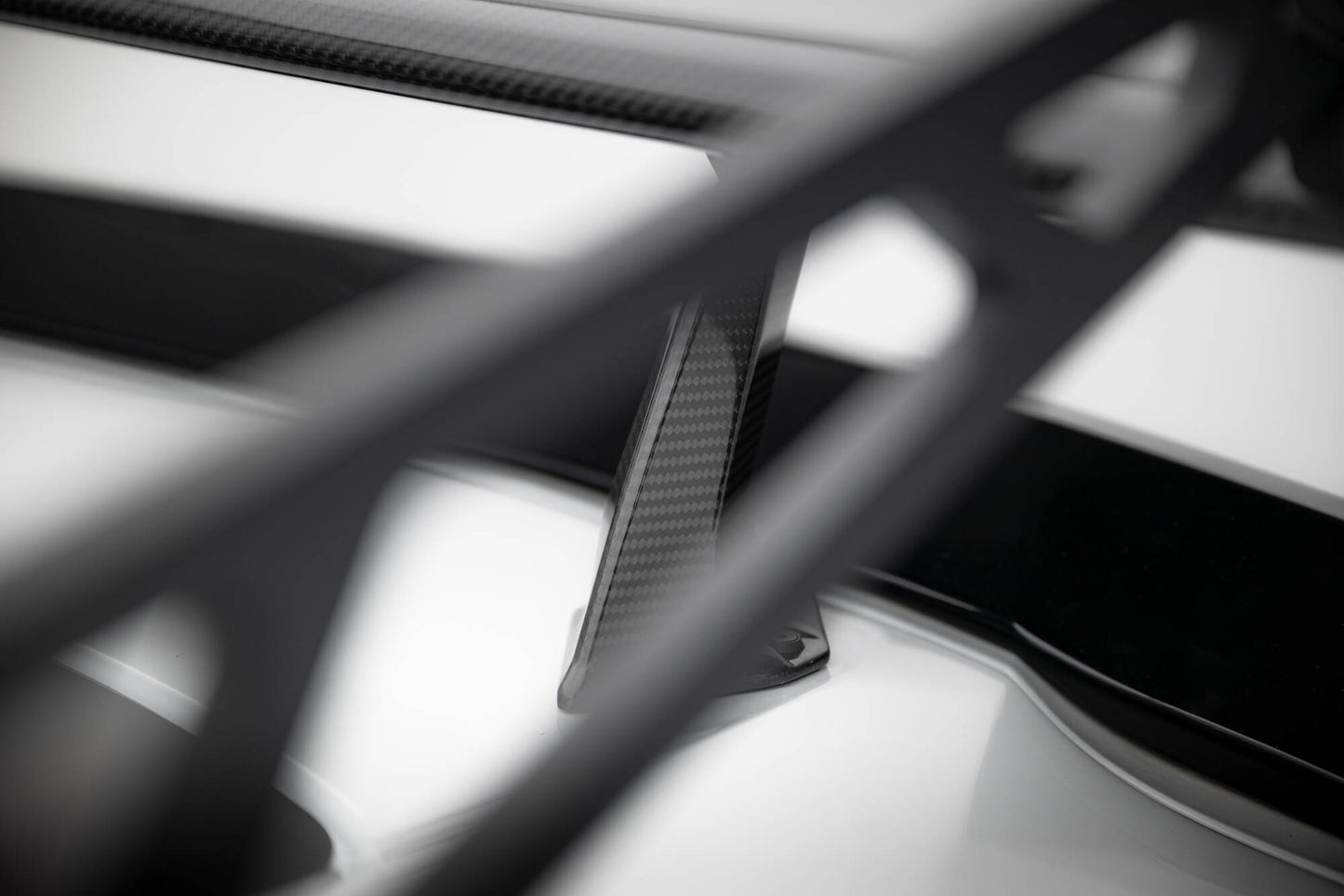 Carbon Spoiler with Upper Swan Mounting + LED Chevrolet Corvette Stingray / Grand Sport C7