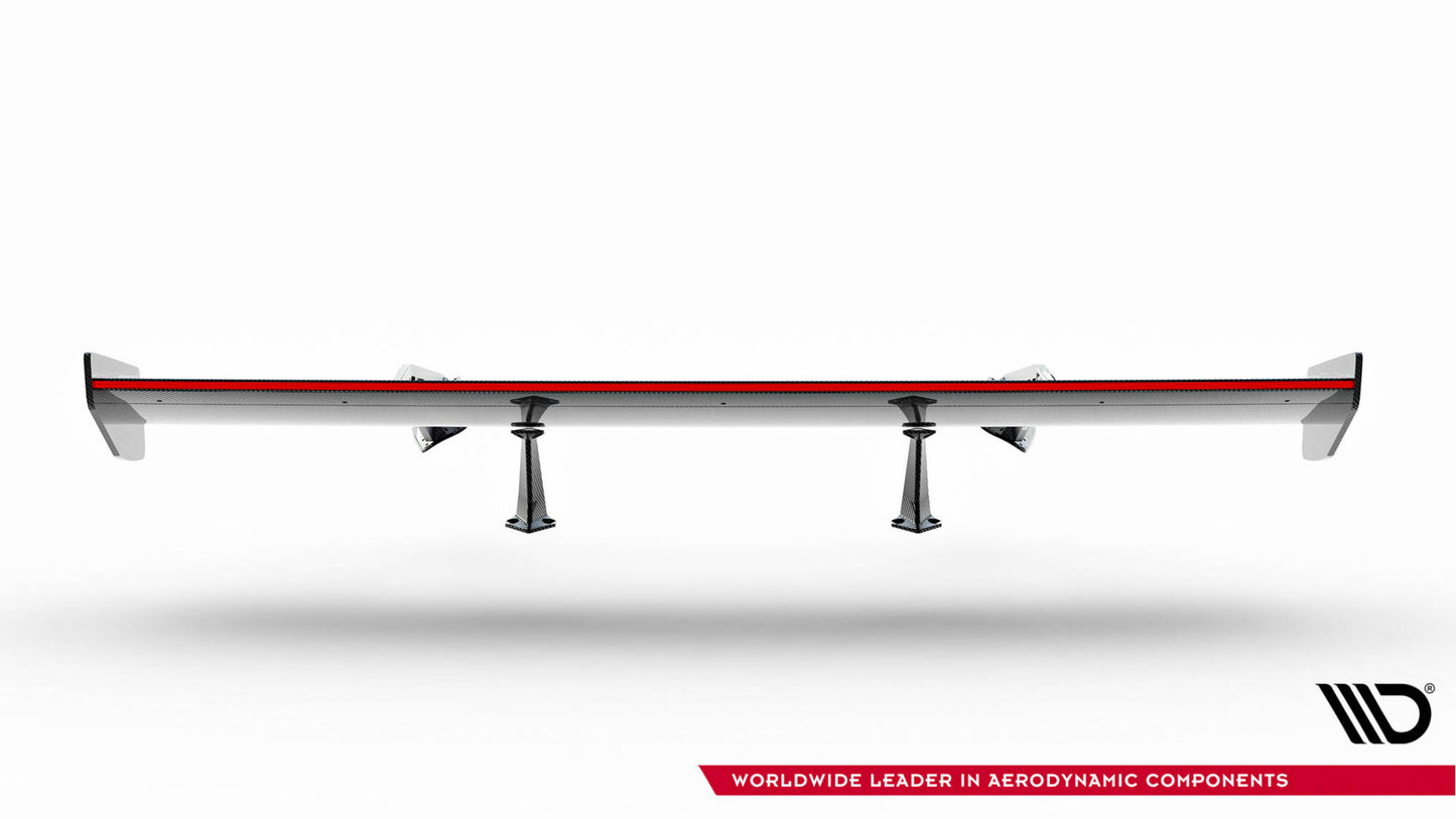 Carbon Spoiler with Upper Swan Mounting + LED Chevrolet Corvette Stingray / Grand Sport C7