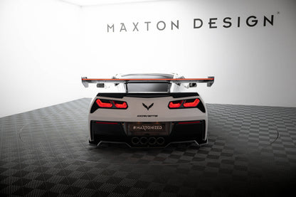 Carbon Spoiler with Upper Swan Mounting + LED Chevrolet Corvette Stingray / Grand Sport C7