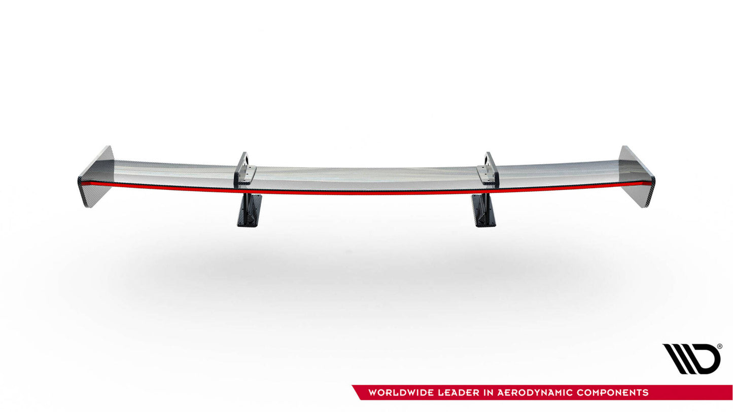 Carbon Spoiler with Upper Swan Mounting + LED Honda Civic SI MK10