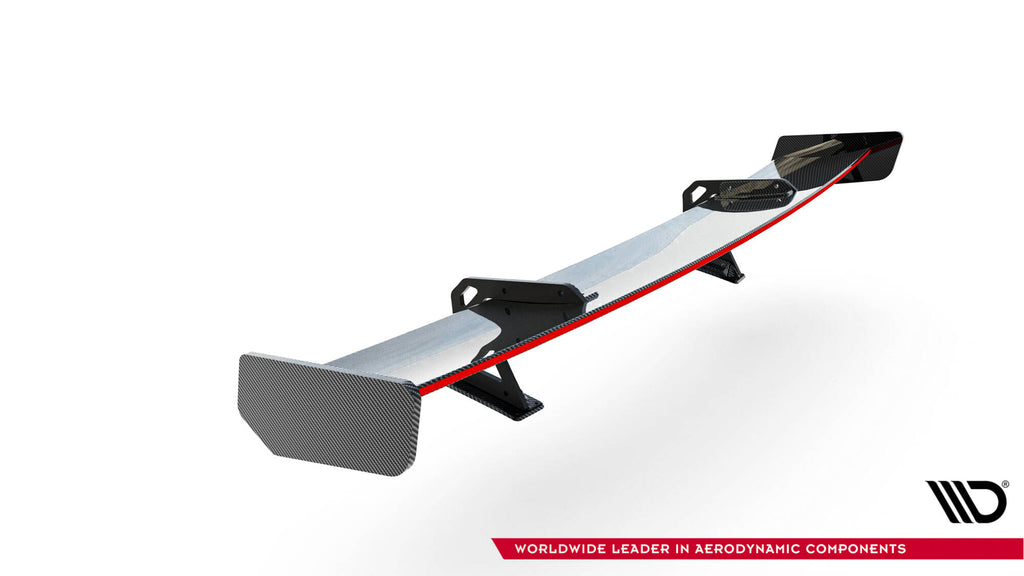 Carbon spoiler med øvre svanemontering + ledet Honda Civic Si MK10