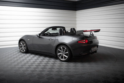 Carbon spoiler with upper swan mounting + led mazda mx-5 nd (mk4)