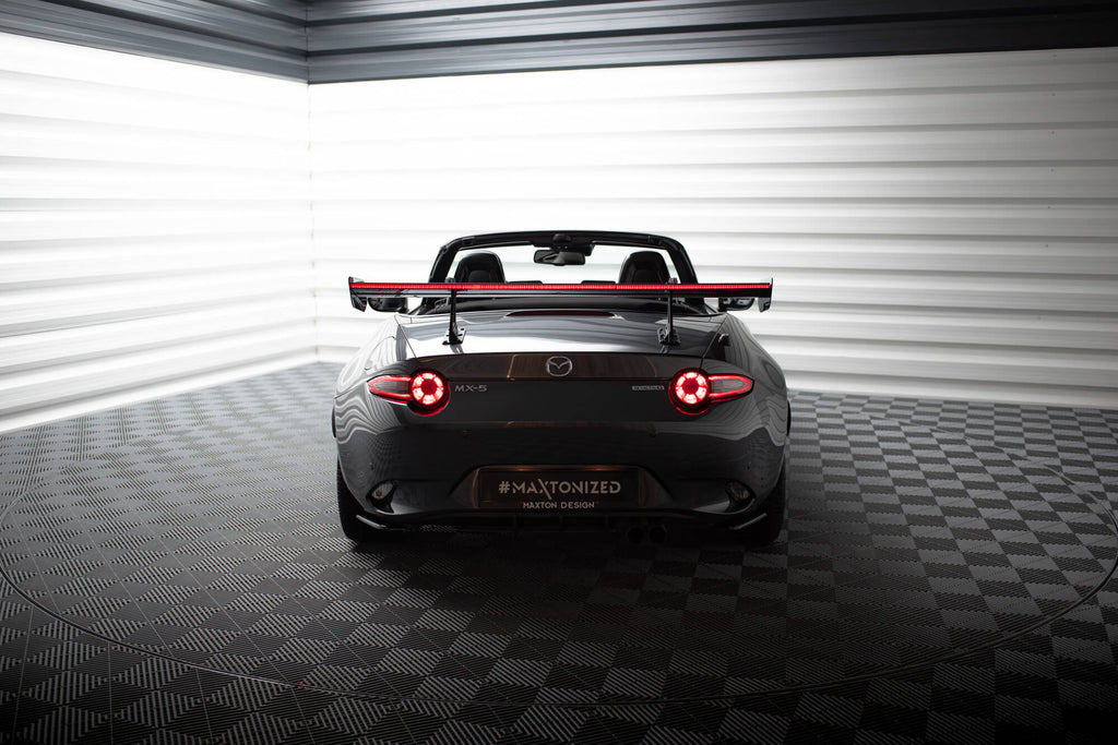 Carbon spoiler with upper swan mounting + led mazda mx-5 nd (mk4)