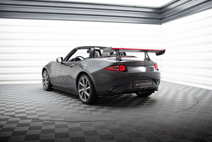 Carbon spoiler with upper swan mounting + led mazda mx-5 nd (mk4)