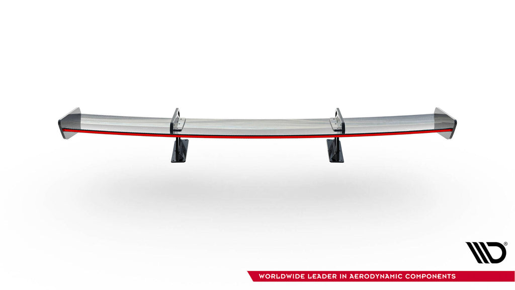 Carbon Spoiler with Upper Swan Mounting + LED Mercedes-Benz Cla Coupe C118 / C118 Facelift