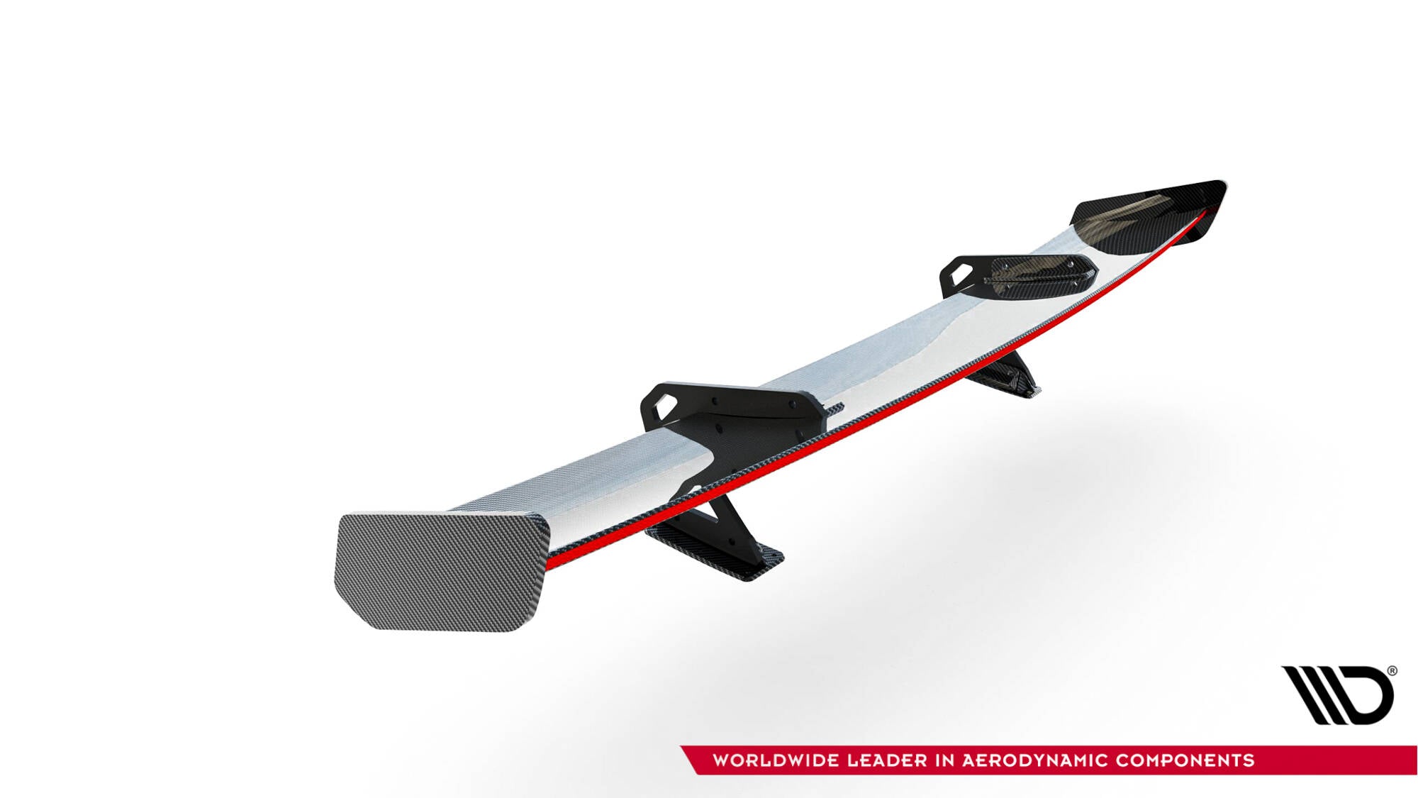 Carbon Spoiler with Upper Swan Mounting + LED Mercedes-Benz Cla Coupe C118 / C118 Facelift