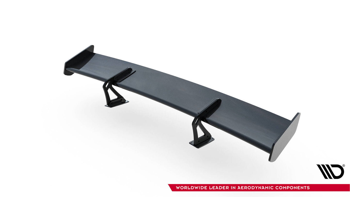 Carbon spoiler with upper swan mounting + led mercedes-benz cla coupe c118 / c118 facelift