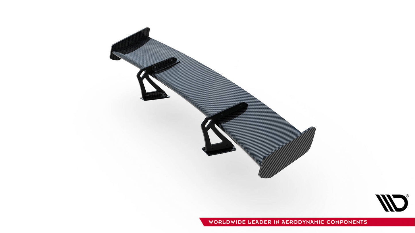 Carbon spoiler with upper swan mounting + led mercedes-benz cla coupe c118 / c118 facelift