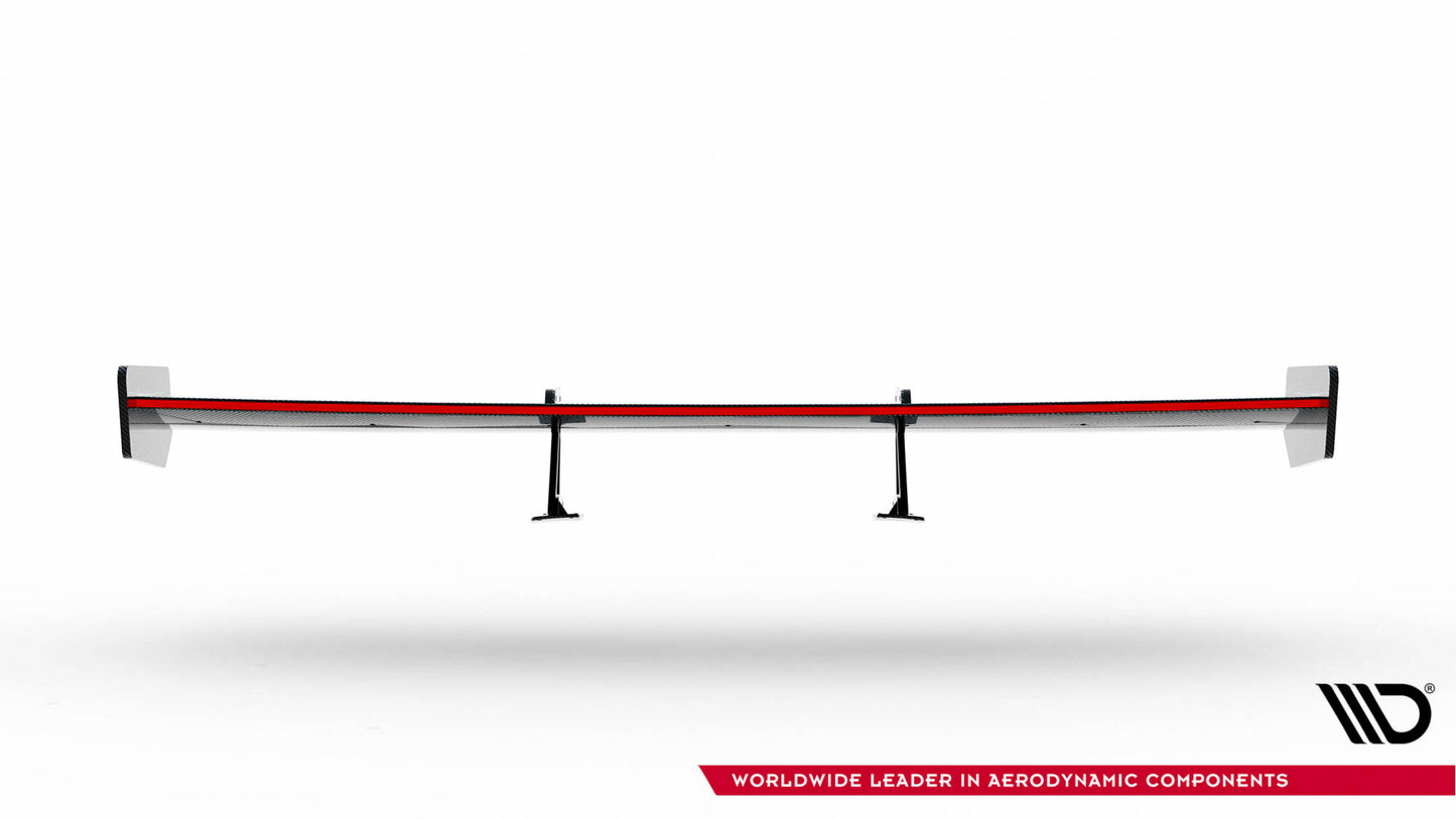 Carbon spoiler med øvre svanemontering + førte Toyota Supra Mk5