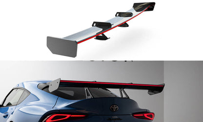 Carbon spoiler med øvre svanemontering + førte Toyota Supra Mk5